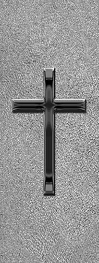 D PL SHEF 510 BK SH SL Black Single Cross Shimmer Silver PROOF